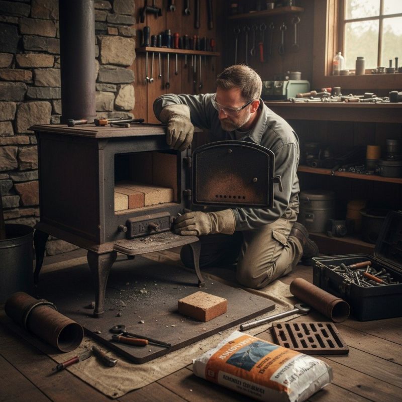 Wood Burning Stove Repair